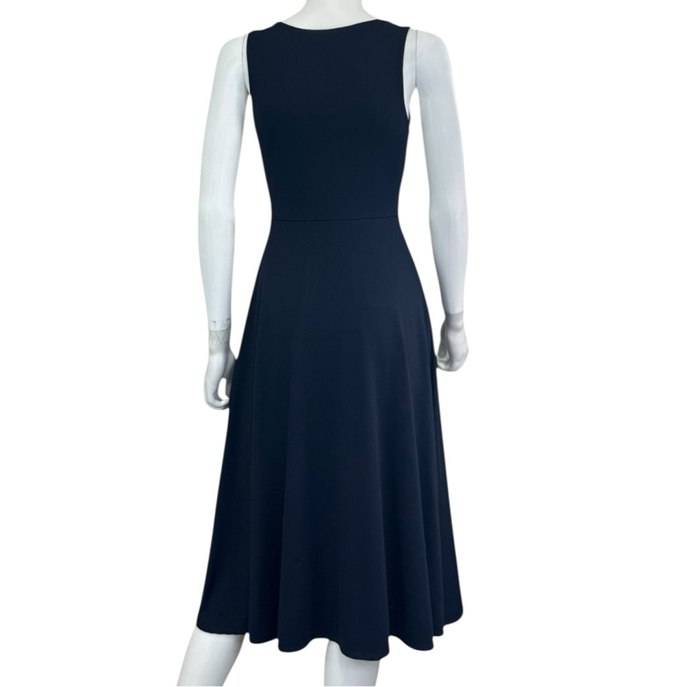 SUSANA MONACO Navy Midi Dress Size S C0593 - Picture 3 of 11